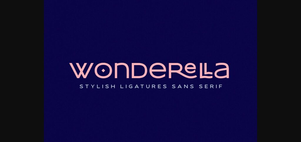 Wonderella Font Poster 3