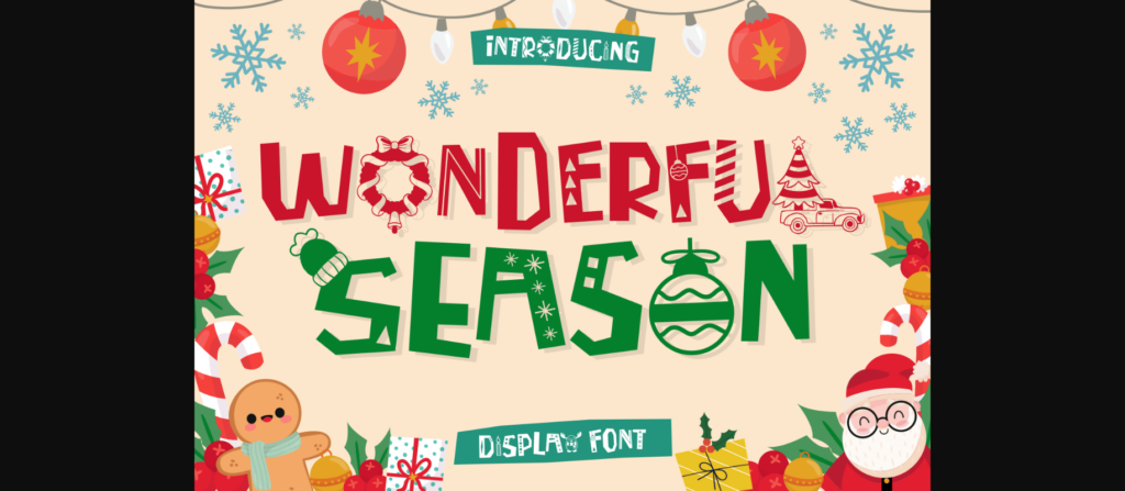 Wonderful Season Font Poster 3