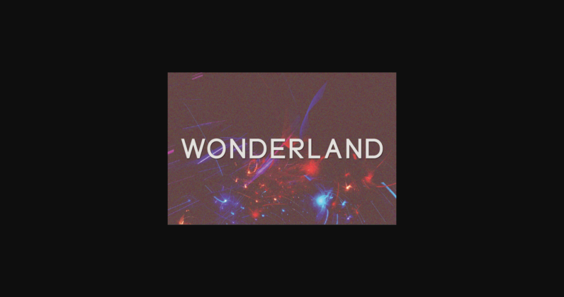 Wonderland Font Poster 1