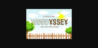 Woodyssey Font Poster 1