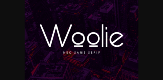 Woolie Font Poster 1