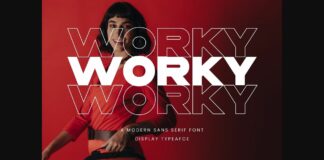 Worky Font Poster 1