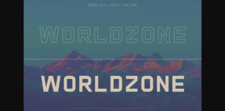 Worldzone Font Poster 1