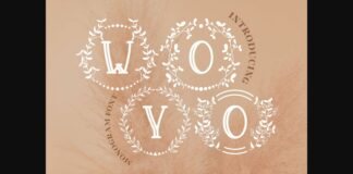 Woyo Font Poster 1