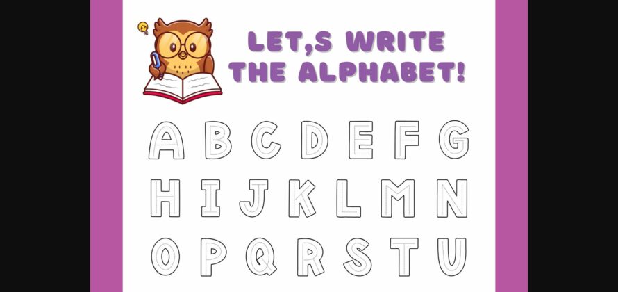 Writing Fun Font Poster 8