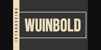 Wuinbold Font Poster 1