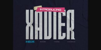 Xavier Font Poster 1