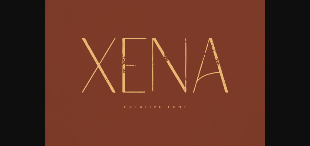 Xena Font Poster 1