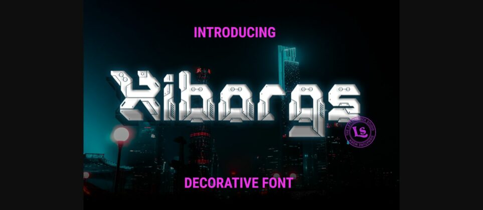 Xiborgs Font Poster 3