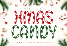 Xmas Candy Font Poster 1