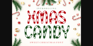 Xmas Candy Font Poster 1