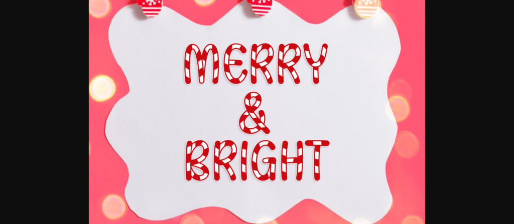 Xmas Candy Font Poster 6