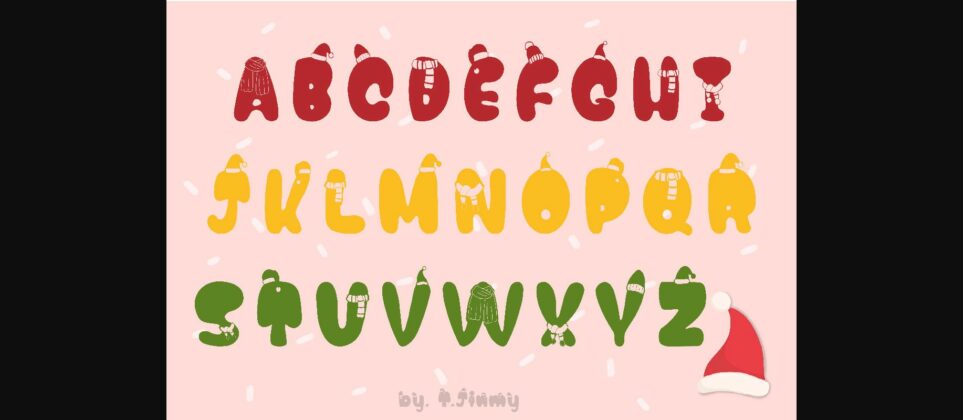 Xmas Font Poster 4