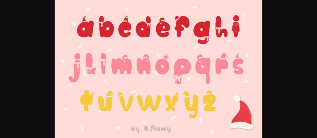 Xmas Font Poster 5