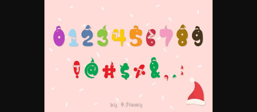 Xmas Font Poster 6