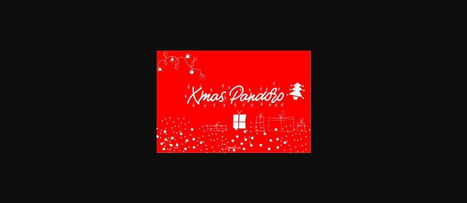 Xmass Pandoro Font Poster 3