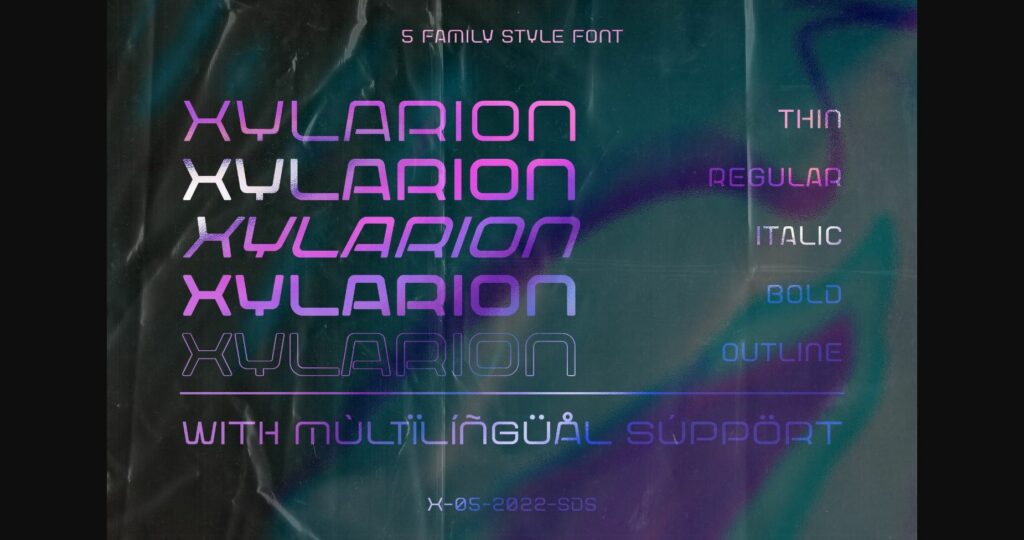 Xylarion Font Poster 6