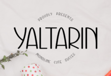 Yaltarin Font Poster 1