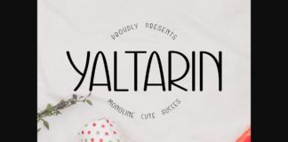 Yaltarin Font Poster 1