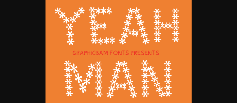 Yeah Man Font Poster 3