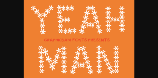 Yeah Man Font Poster 1