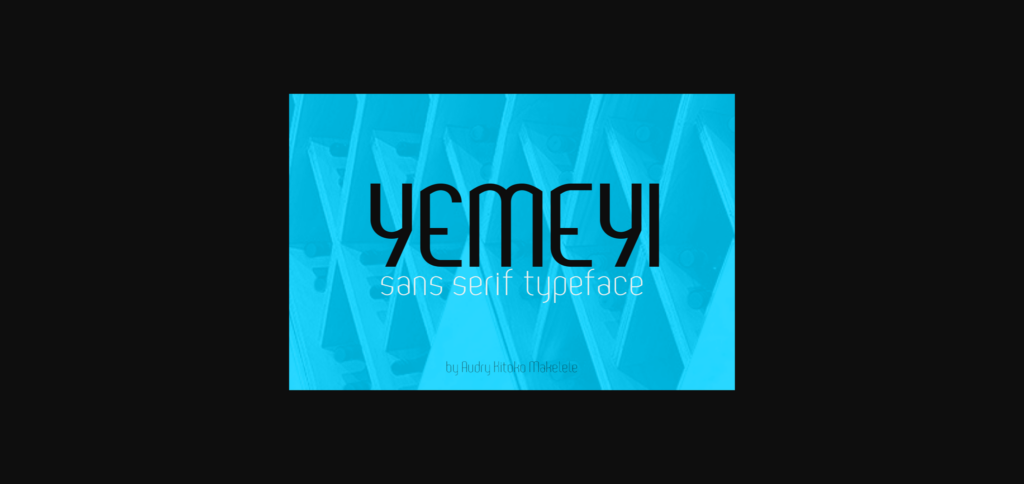 Yemeyi Font Poster 3