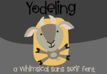 Yodeling Font