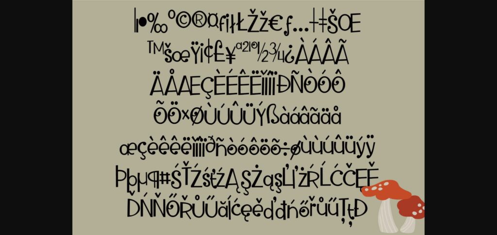 Yodeling Font Poster 5