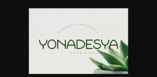 Yonadesya Font Poster 1