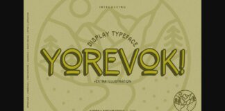 Yorevok Font Poster 1