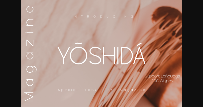 Yoshida Magazine Font Poster 3