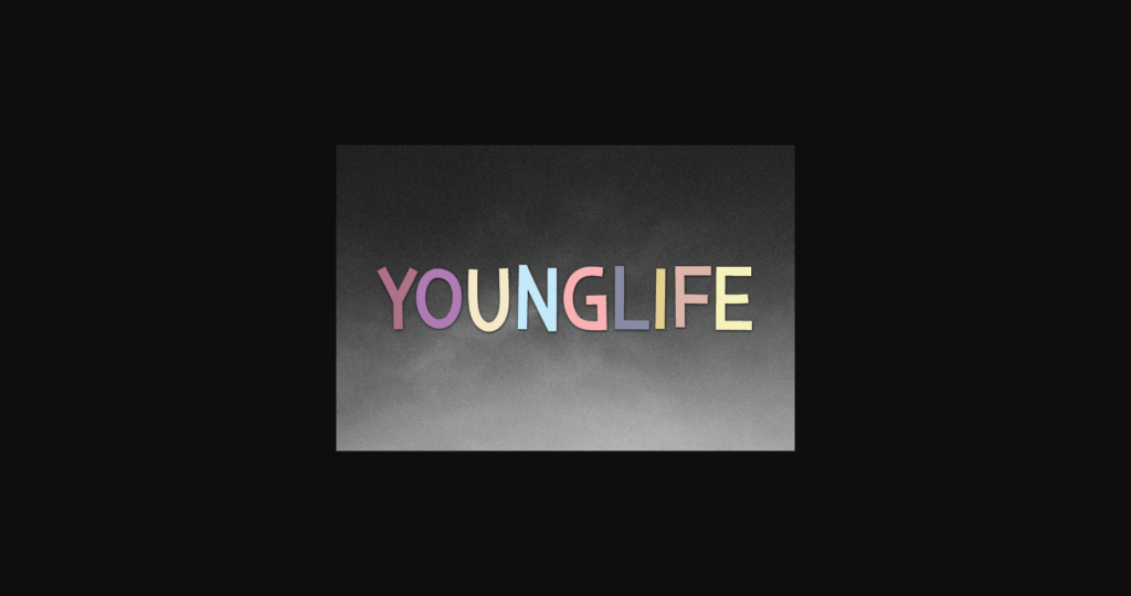 Younglife Font Poster 3