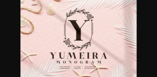 Yumeira Monogram Font Poster 1