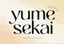 Yumesekai Font Poster 1