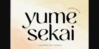 Yumesekai Font Poster 1