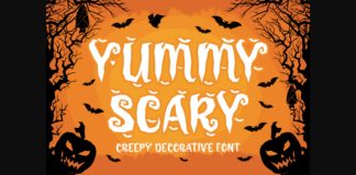 Yummy Scary Font Poster 1