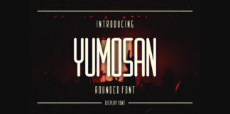 Yumosan Font Poster 1