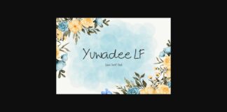 Yuwadee Lf Font Poster 1