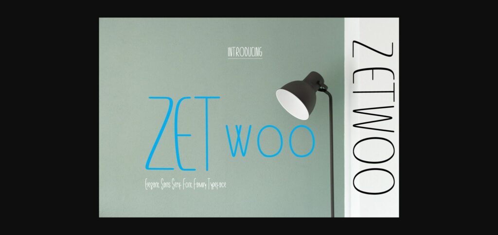 ZETwoo Font Poster 3