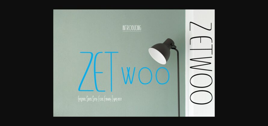 ZETwoo Font Poster 3