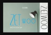 ZETwoo Font Poster 1