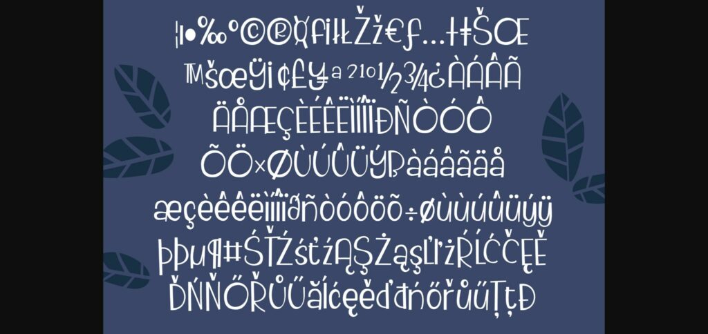 ZP Blackcurrant Font Poster 7