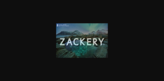 Zackery Font Poster 1