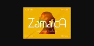 Zamaica Font Poster 1