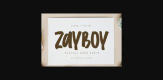 Zayboy Font Poster 1