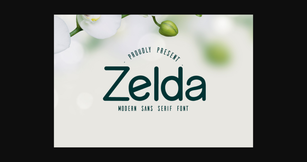 Zelda Font Poster 1