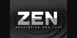 Zen Font Poster 1