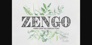 Zengo Font Poster 1