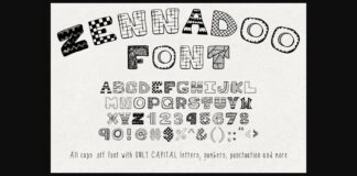 Zennadoo Font Poster 1