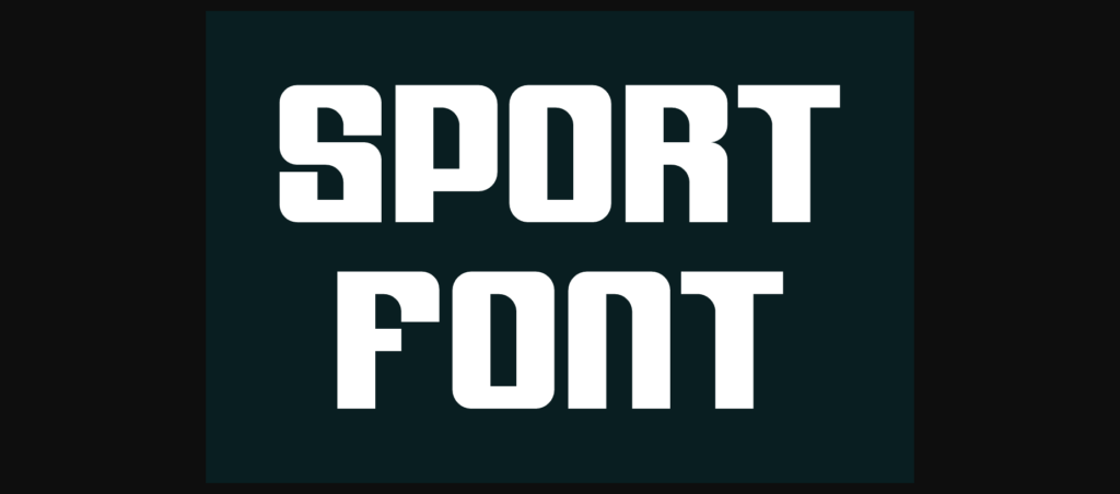 Zeroz Gesport Font Poster 4